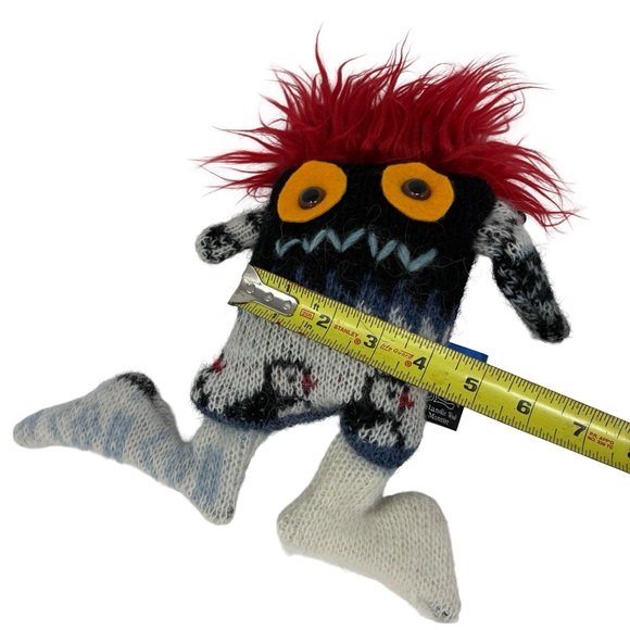 Skrimsli Plush Monster Toy Handmade in Iceland Knit Stuffed Animal Doll - Picture 10 of 10